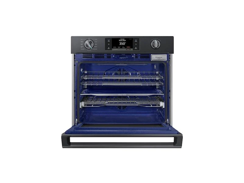 Samsung 30" Smart Single Wall Oven with Flex Duo™ in Black Stainless Steel - Image 4