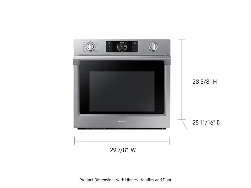 Samsung NV51K7770SS 30" Smart Single Wall Oven with Flex Duo™ in Stainless Steel - Image 3