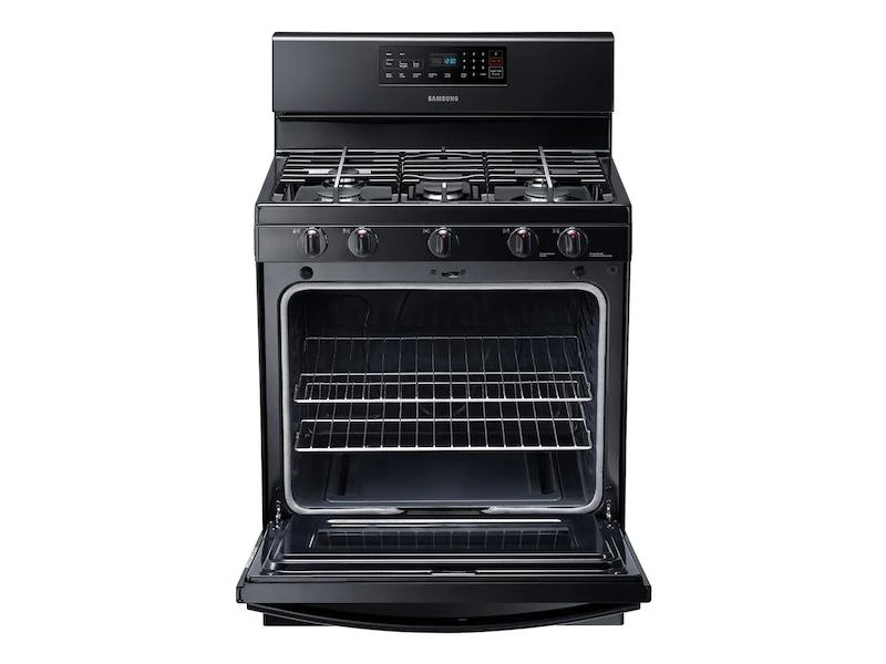 Samsung NX58F5500SB 5.8 cu. ft. Gas Range in Black - Image 2