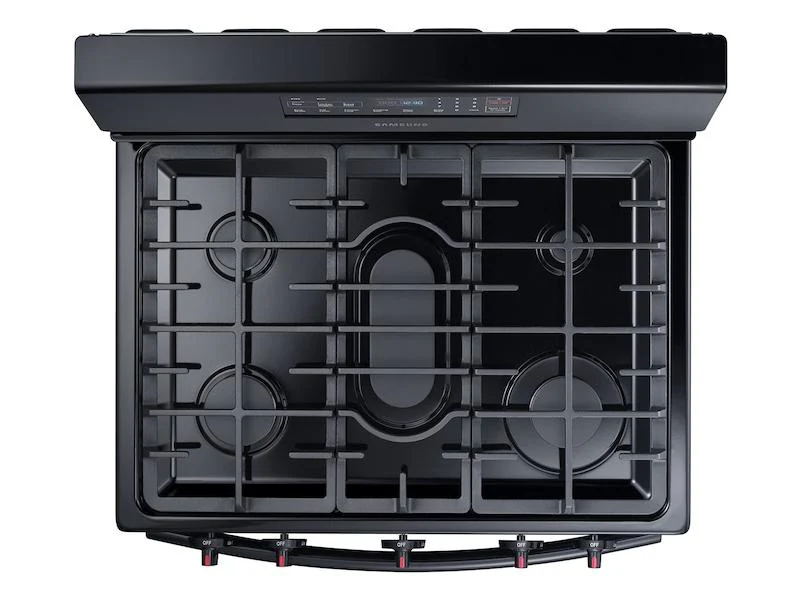 Samsung NX58F5500SB 5.8 cu. ft. Gas Range in Black - Image 4