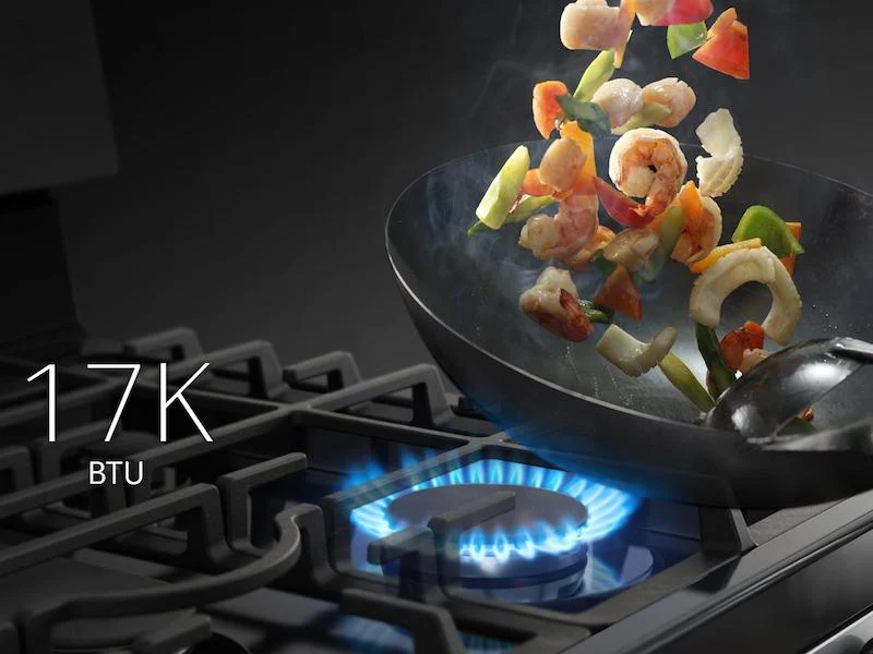 Samsung NX58F5500SB 5.8 cu. ft. Gas Range in Black - Image 5