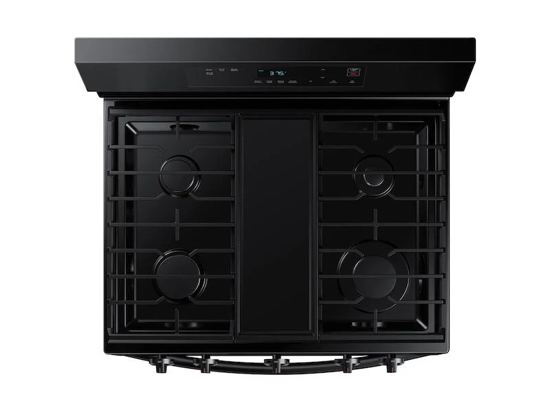 Samsung NX60A6111SB 6.0 cu. ft. Smart Freestanding Gas Range with Integrated Griddle in Black - Image 5