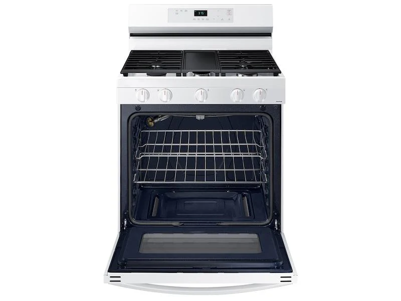 6.0 cu. ft. Smart Freestanding Gas Range with Integrated Griddle in White - Image 10