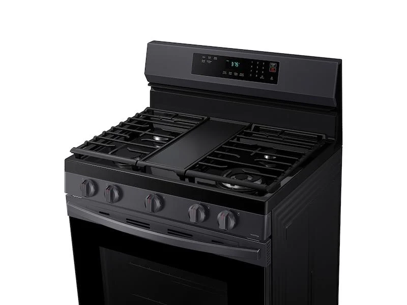 Samsung NX60A6311SG 6.0 cu. ft. Smart Freestanding Gas Range with 18K BTU Dual Power Burner & Self Clean in Black Stainless Steel - Image 7