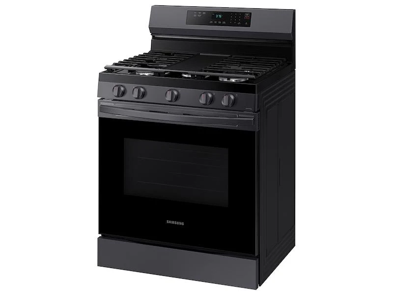 Samsung NX60A6311SG 6.0 cu. ft. Smart Freestanding Gas Range with 18K BTU Dual Power Burner & Self Clean in Black Stainless Steel - Image 8