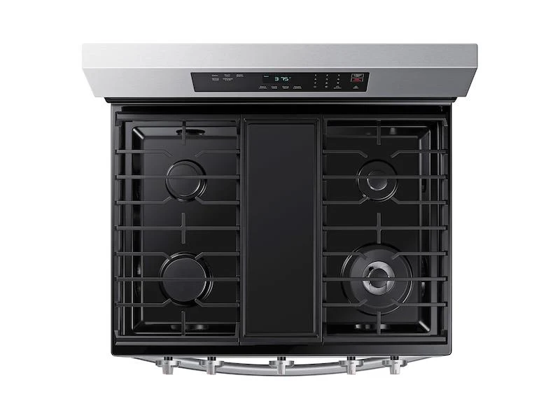 Samsung NX60A6311SS 6.0 cu. ft. Smart Freestanding Gas Range with 18K BTU Dual Power Burner & Self Clean in Stainless Steel - Image 5