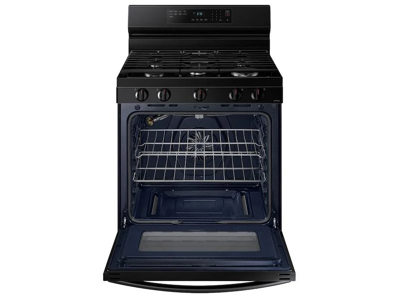 Samsung NX60A6511SB 6.0 cu. ft. Smart Freestanding Gas Range with Integrated Griddle in Black - Image 9