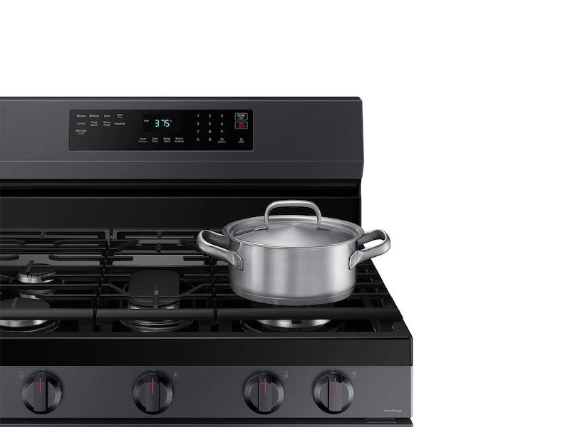 Samsung NX60A6511SG 6.0 cu. ft. Smart Freestanding Gas Range with No-Preheat Air Fry & Convection in Black Stainless Steel - Image 4