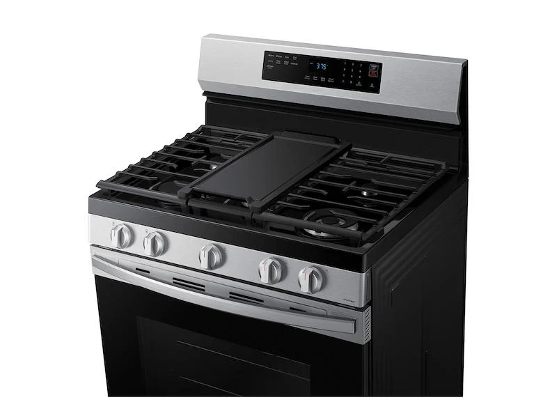Samsung NX60A6511SS 6.0 cu. ft. Smart Freestanding Gas Range with No-Preheat Air Fry & Convection in Stainless Steel - Image 8