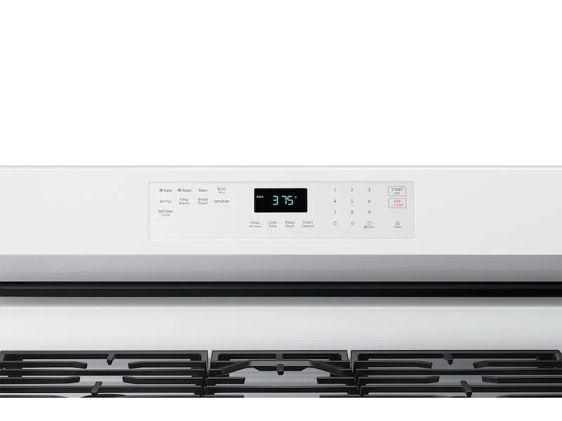 6.0 cu. ft. Smart Freestanding Gas Range with Integrated Griddle in White - Image 6