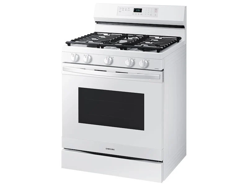 6.0 cu. ft. Smart Freestanding Gas Range with Integrated Griddle in White - Image 8