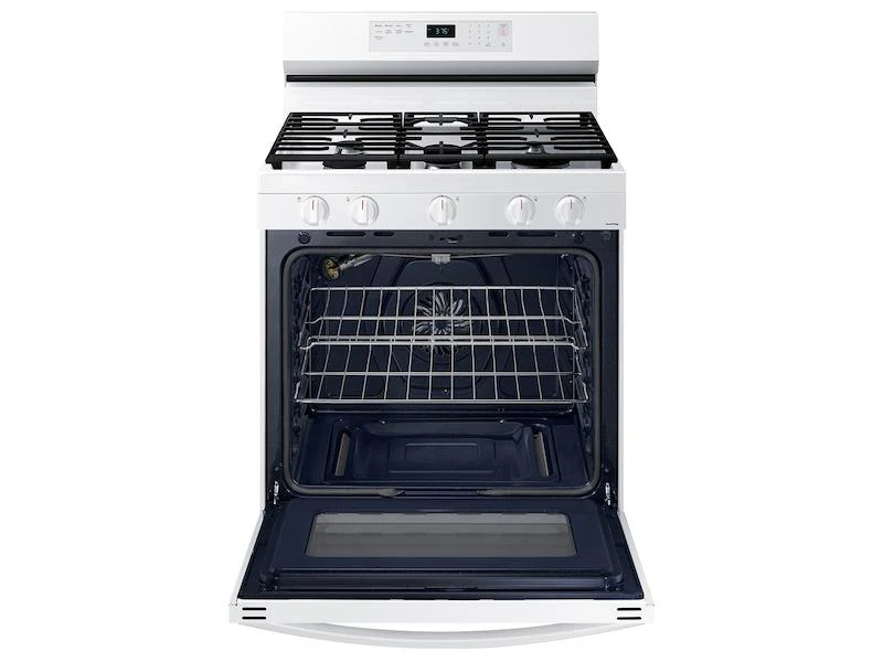 6.0 cu. ft. Smart Freestanding Gas Range with Integrated Griddle in White - Image 9
