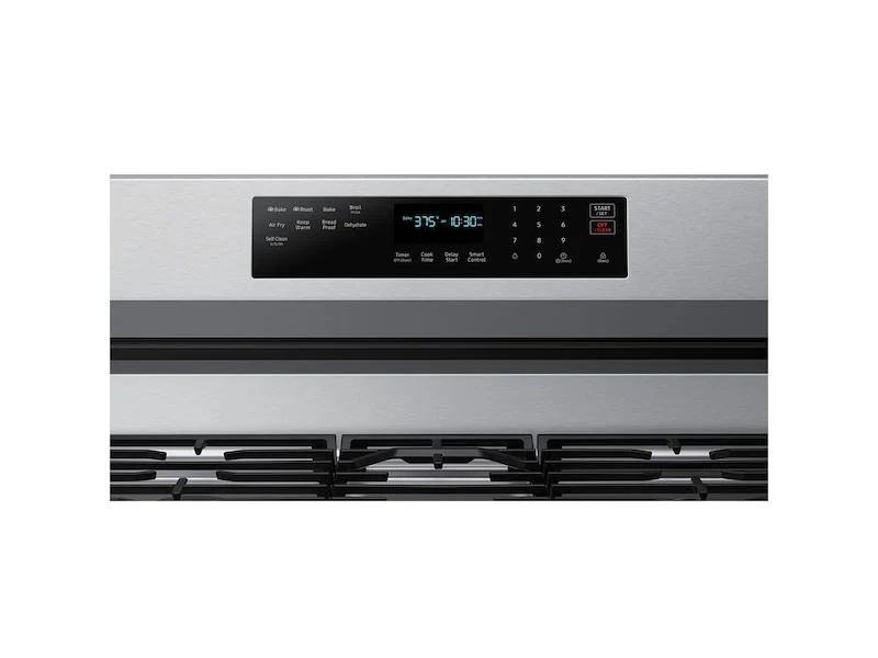 Samsung NX60A6711SS 6.0 cu. ft. Smart Freestanding Gas Range with No-Preheat Air Fry, Convection+ & Stainless Cooktop in Stainless Steel - Image 7
