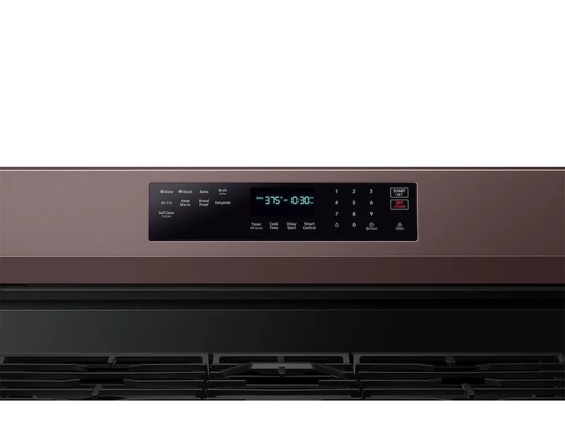 Samsung NX60A6711ST 6.0 cu. ft. Smart Freestanding Gas Range with No-Preheat Air Fry, Convection+ & Stainless Cooktop in Tuscan Stainless Steel - Image 5