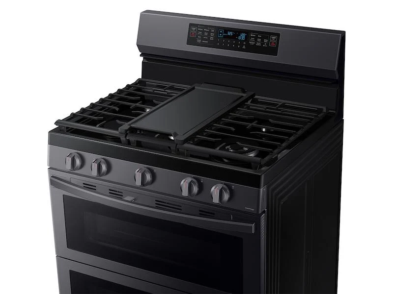 Samsung NX60A6751SG 6.0 cu. ft. Smart Freestanding Gas Range with Flex Duo™ & Air Fry in Black Stainless Steel - Image 5