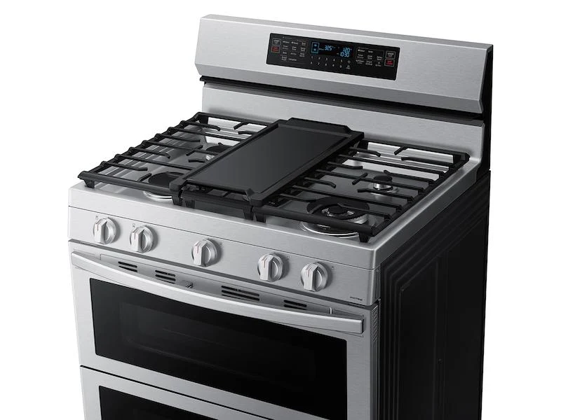 Samsung NX60A6751SS 6.0 cu. ft. Smart Freestanding Gas Range with Flex Duo™, Stainless Cooktop & Air Fry in Stainless Steel - Image 5