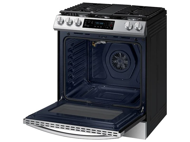 Samsung 6.0 cu. ft. Smart Slide-in Gas Range with Air Fry - Image 9