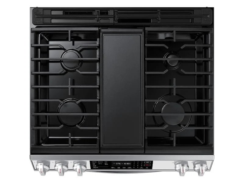 Bespoke 6.0 cu. ft. Smart Slide-in Gas Range with Air Fry & Convection in White Glass - Image 8
