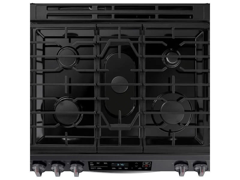 Samsung 6.0 cu. ft. Smart Slide-in Gas Range in Black Stainless Steel - Image 7