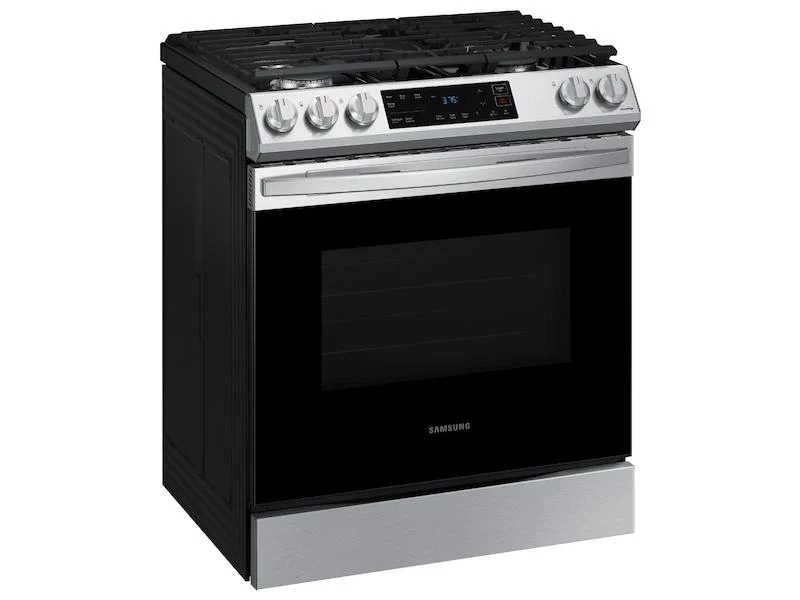 SAMSUNG 6.0 cu. ft. Smart Slide-in Gas Range in Stainless Steel - Image 11
