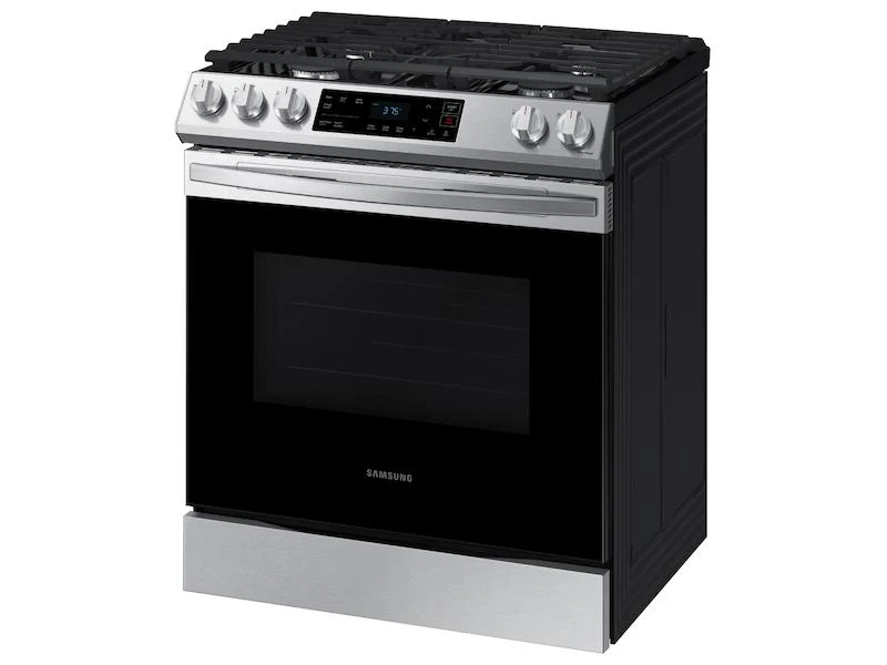 SAMSUNG 6.0 cu. ft. Smart Slide-in Gas Range in Stainless Steel - Image 8