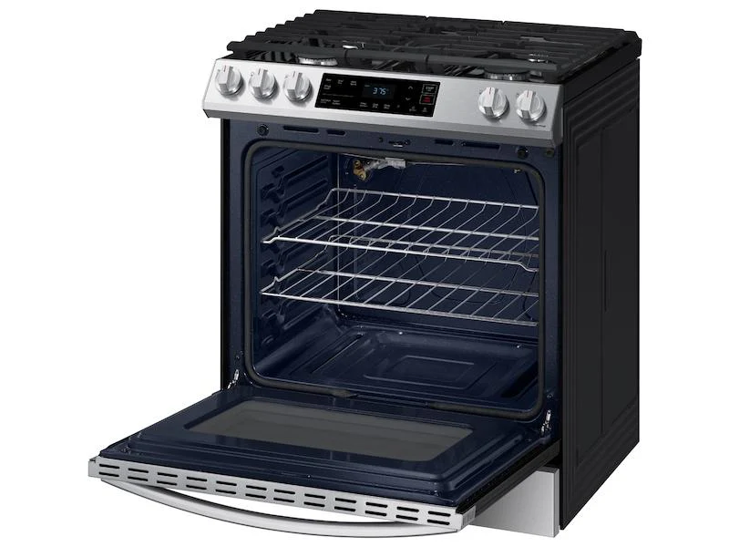 SAMSUNG 6.0 cu. ft. Smart Slide-in Gas Range in Stainless Steel - Image 9