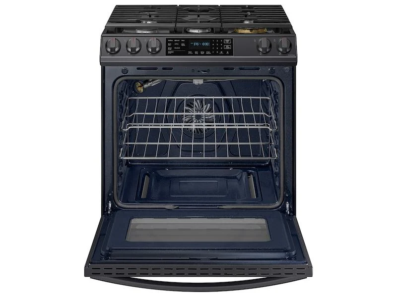 6.0 cu ft. Smart Slide-in Gas Range with Air Fry in Black Stainless Steel - Image 4