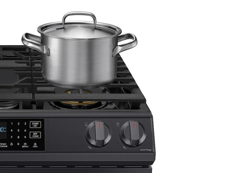 6.0 cu ft. Smart Slide-in Gas Range with Air Fry in Black Stainless Steel - Image 6