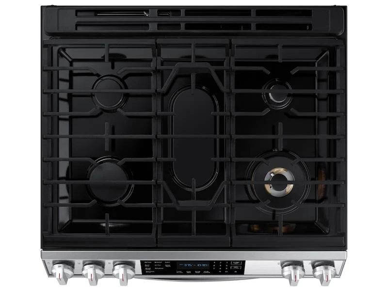 Samsung 6.0 cu. ft. Smart Slide-in Gas Range with Air Fry in Stainless Steel - Image 7