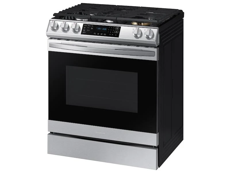 Samsung 6.0 cu. ft. Smart Slide-in Gas Range with Air Fry in Stainless Steel - Image 8