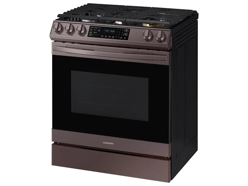 Samsung 6.0 cu ft. Smart Slide-in Gas Range with Air Fry in Tuscan Stainless Steel - Image 9