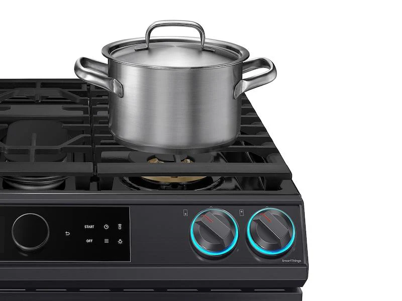 Samsung 6.0 cu ft. Smart Slide-in Gas Range with Smart Dial - Image 6
