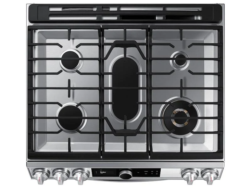 Samsung 6.0 cu ft. Smart Slide-in Gas Range with Smart Dial - Image 8
