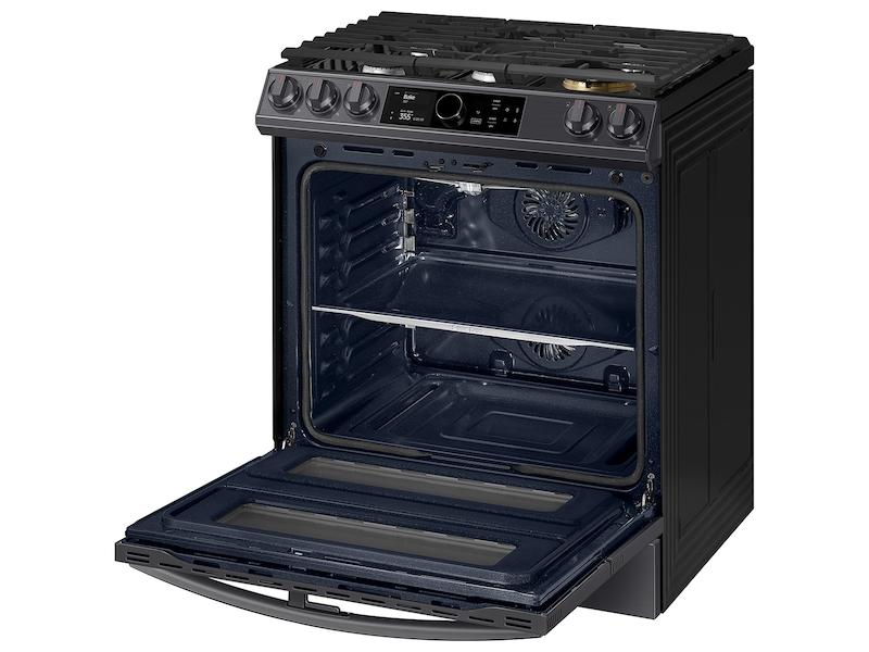 Samsung 6.0 cu ft. Smart Slide-in Gas Range with Flex Duo™, Smart Dial - Image 10