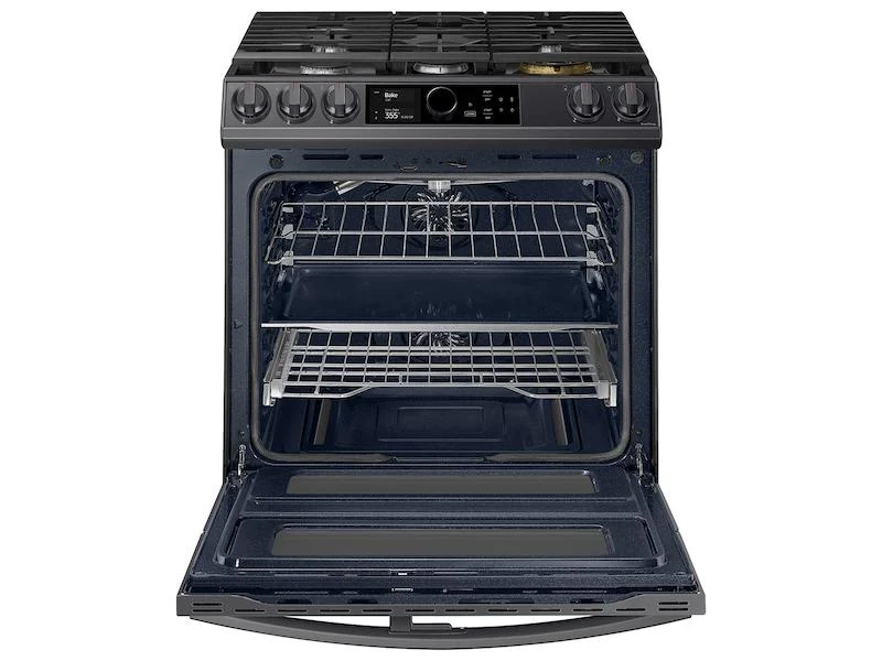 Samsung 6.0 cu ft. Smart Slide-in Gas Range with Flex Duo™, Smart Dial - Image 4