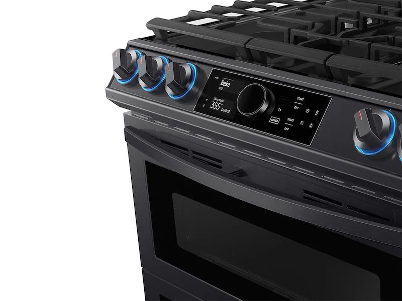 Samsung 6.0 cu ft. Smart Slide-in Gas Range with Flex Duo™, Smart Dial - Image 5