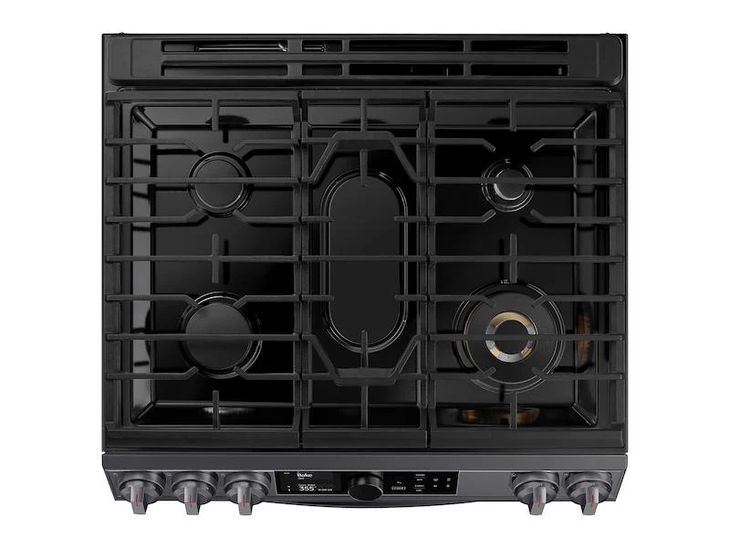 Samsung 6.0 cu ft. Smart Slide-in Gas Range with Flex Duo™, Smart Dial - Image 7