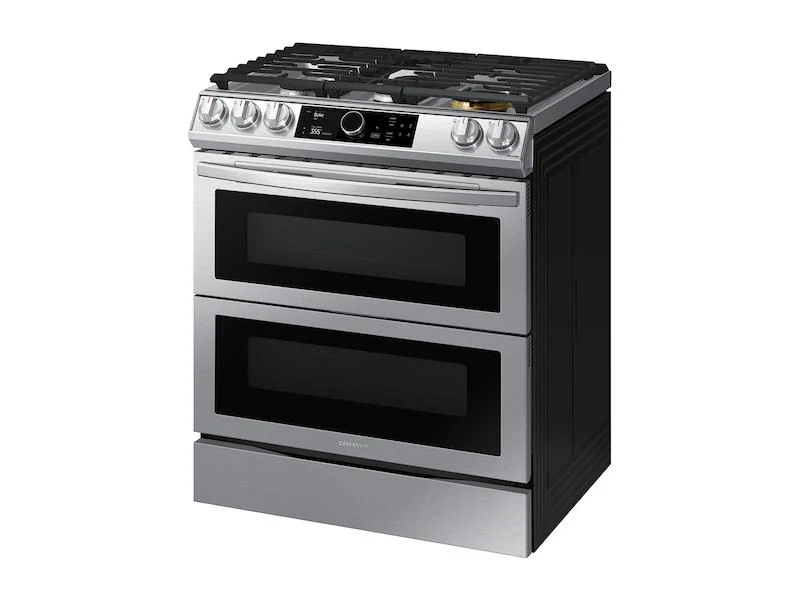 Samsung 6.0 cu ft. Smart Slide-in Gas Range with Flex Duo™, Smart Dial - Image 8