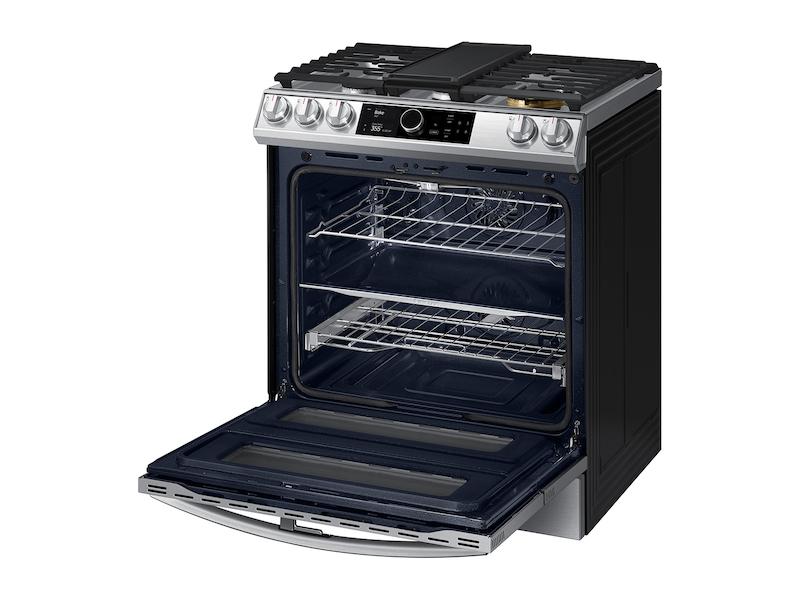 Samsung 6.0 cu ft. Smart Slide-in Gas Range with Flex Duo™, Smart Dial - Image 9