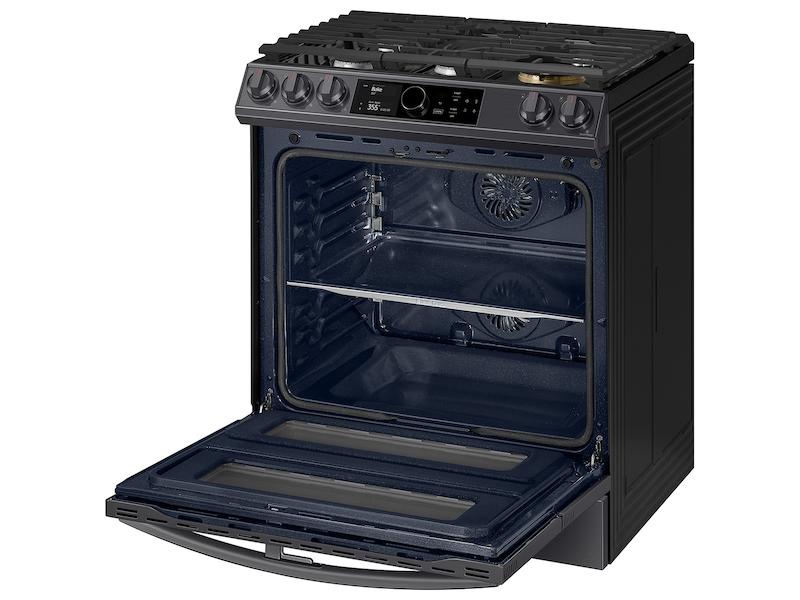 6.3 cu. ft. Flex Duo™ Front Control Slide-in Dual Fuel Range with Smart Dial, Air Fry, and Wi-Fi in Black Stainless Steel - Image 10