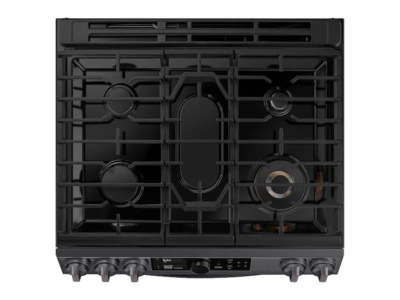 6.3 cu. ft. Flex Duo™ Front Control Slide-in Dual Fuel Range with Smart Dial, Air Fry, and Wi-Fi in Black Stainless Steel - Image 7