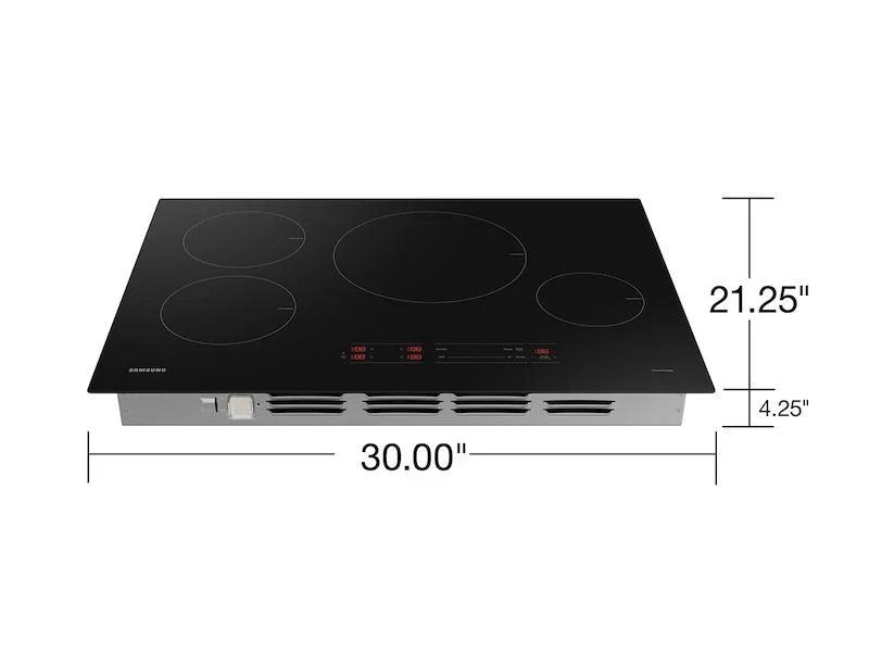 Samsung NZ30A3060UK 30" Smart Induction Cooktop with Wi-Fi in Black - Image 2