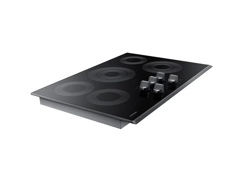 Samsung NZ30K6330RG 30" Smart Electric Cooktop in Black Stainless Steel - Image 2