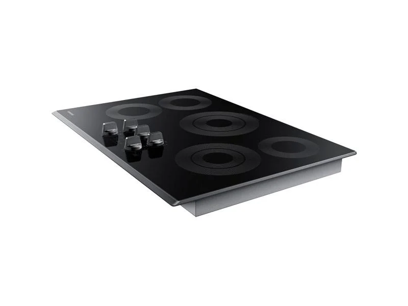 Samsung NZ30K6330RG 30" Smart Electric Cooktop in Black Stainless Steel - Image 3