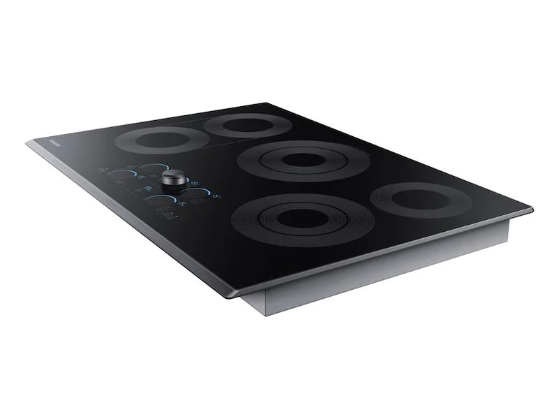 Samsung NZ30K7570RG 30" Smart Electric Cooktop with Sync Elements in Black Stainless Steel - Image 2