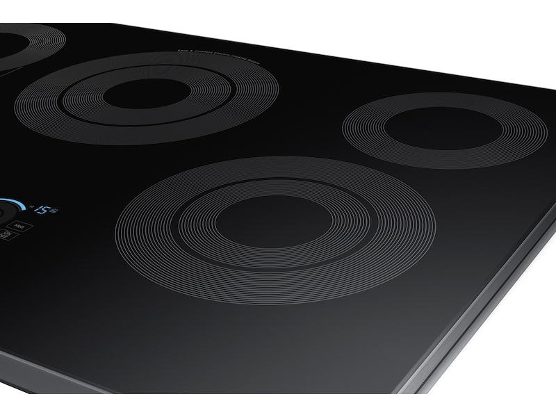 Samsung NZ30K7570RG 30" Smart Electric Cooktop with Sync Elements in Black Stainless Steel - Image 4