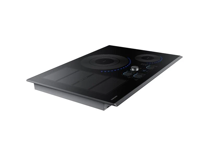 30" Smart Induction Cooktop in Black Stainless Steel - Image 2