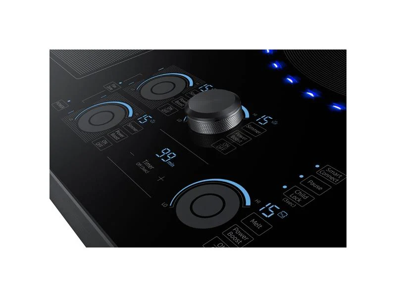 30" Smart Induction Cooktop in Black Stainless Steel - Image 4