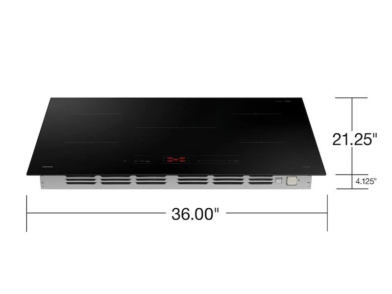 Samsung NZ36C3060UK 36" Smart Induction Cooktop with Wi-Fi in Black - Image 2
