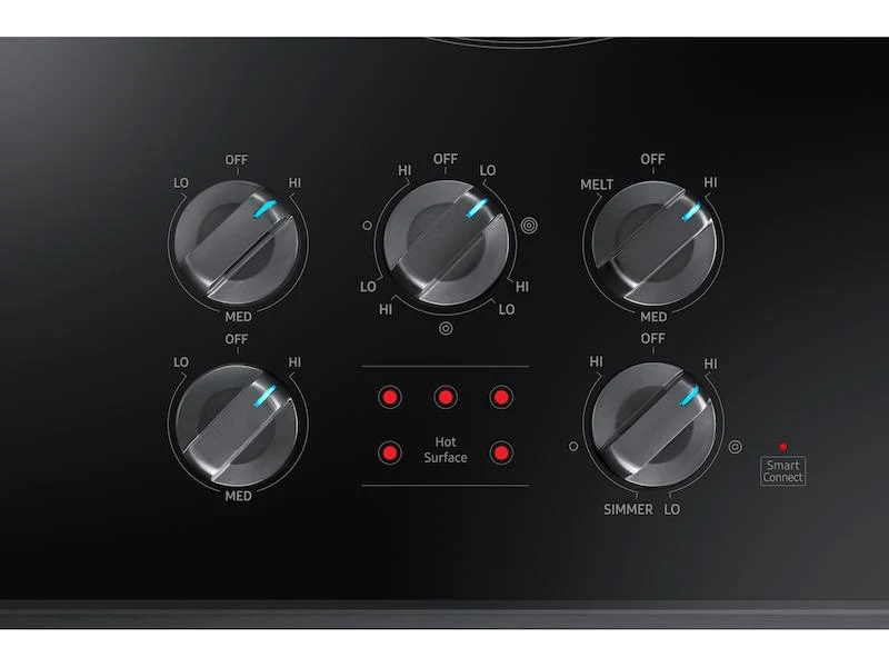 Samsung NZ36K6430RG 36" Smart Electric Cooktop in Black Stainless Steel - Image 3